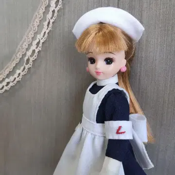 리카짱 의류 레트로 간호사 (네이비)