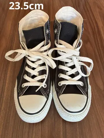 컨버스 블랙 올스타 하이컷 23.5cm