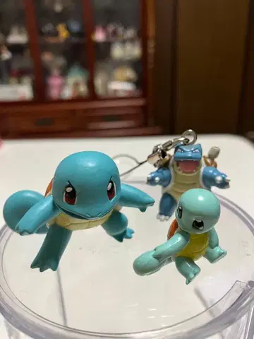 포켓몬 몬코레 피규어 꼬부기 거북왕 레트로 레어