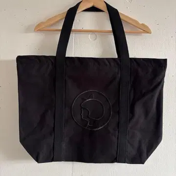 블랙 빅 사이즈 Irma 토트백 에코백 캔버스 코튼