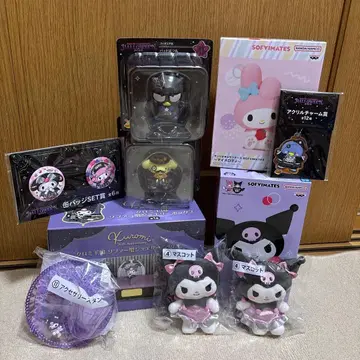 쿠로미 마이멜로디 피규어 당첨 복권 프라이즈 소파형 쥬얼리 박스