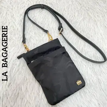 LABAGAGERIE 라바가제리 스마트폰 숄더 카모플라쥬 카모플라주 블랙