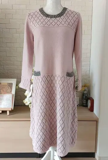 새상품급 미사용 잉게보그 몰얀 사용 니트 원피스