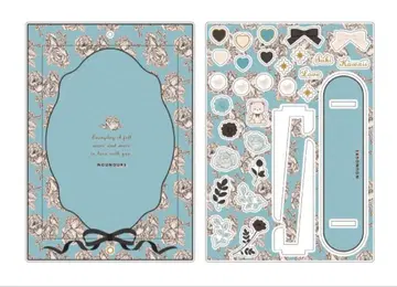 후쿠야 투왈 드 주이 플라워 아크릴 프레임 블루 스카이블루 최애 덕질