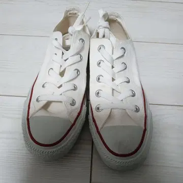 1회 사용 CONVERSE ALL STAR 화이트 22.5 cm