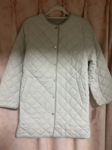 퀼팅 코트 라이트 그레이 eur3 17호