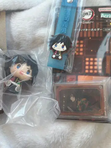 귀멸의 칼날 제일복권 아크릴 키링 쵸코놋코 챰 토미오카 기유