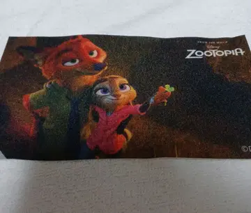 JINS 진스 디즈니 주토피아 닉 주디 콜라보 안경닦이