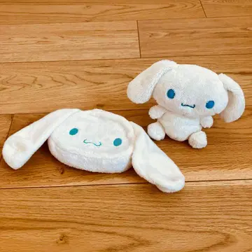 시나몬 봉제 인형 페이스 파우치 세트 초기