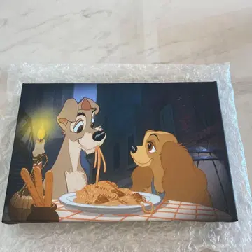 Lady and the Tramp 스파게티 아트 보드