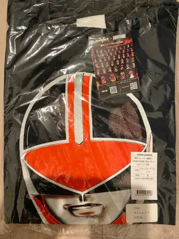 HOMEGAME 2000 타임 레드 TEE XL 빈티지 블랙