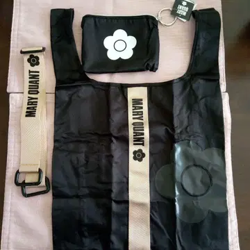 2Way MARY QUANT 에코백 플라워 로고 포함