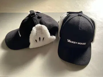 미키캡 귀도리 포함 2개 세트