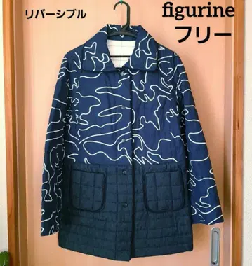 리버서블 퀼팅 자켓 화이트/네이비