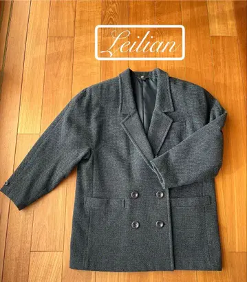 레리안 코트 블랙 그레이 빅 사이즈