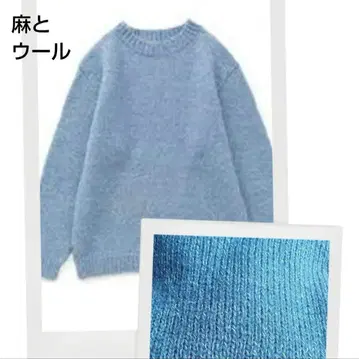 나카가와 마사시치 상점 니트 하늘색