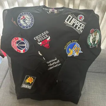 별주 NBA 팀 와펜 자수 크루넥 맨투맨