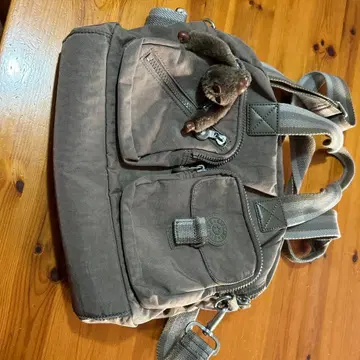 브라운 캔버스 숄더백