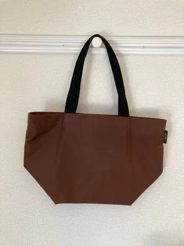 에르베샤 펠리에 보트형 토트백 브라운 & 베이지