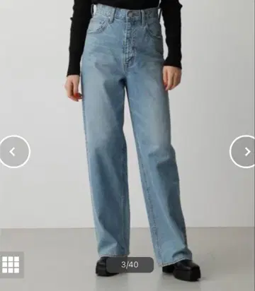 AZUL BY MOUSSY 신데님 하이웨스트 데님