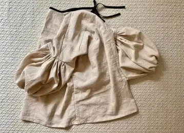 핸드메이드 작가 sopo 소매 뽕긋 블라우스 아이보리