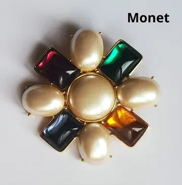 Monet 모네 빈티지 믹스 비쥬 브로치 주얼리