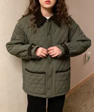 Didot.showroom 스탠칼라 퀼팅 자켓