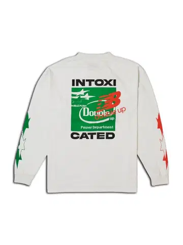 INTOXICATED LONG SLEEVE T-SHIRTS / WHITE