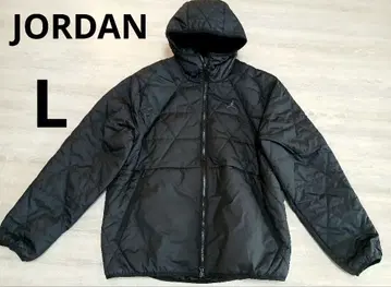 JORDAN THERMA-FIT 퀼팅 패딩 자켓 블랙 L