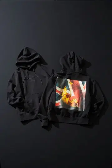 마틴 에비뉴 뱅크시 콜라보 블랙 후드티