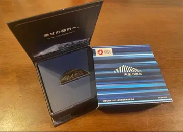 오사카 간사이 만박 EXPO 2025 미래 도시 핀 배지 박스 포함