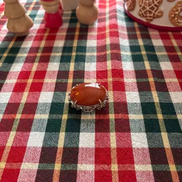 오렌지석 브로치