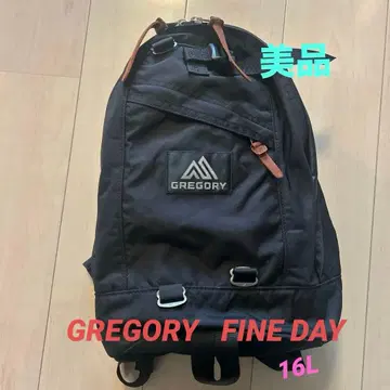 GREGORY 블랙 백팩 FINE DAY