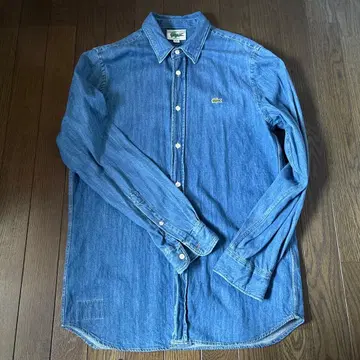 Lacoste 데님 긴팔 셔츠