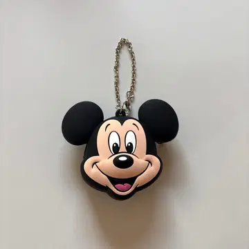 디즈니 미키 실리콘 백참 코인 케이스 키체인