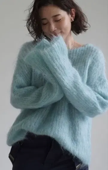 ETRE tokyo 울 모헤어 니트 풀오버