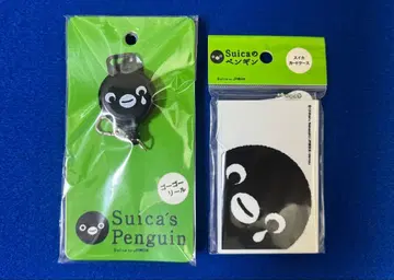 SUICA 펭귄 카드 케이스 & 고고 낚시릴 (나미다)