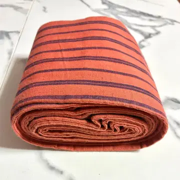 오렌지와 네이비 스트라이프 오비