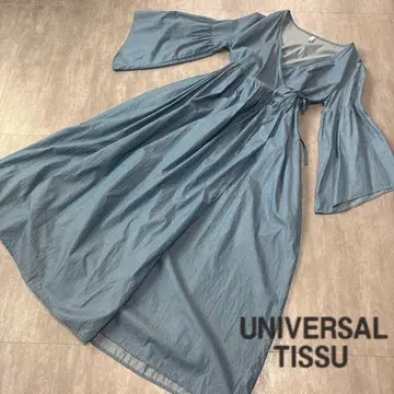 UNIVERSAL TISSU 유니버셜 티슈 원피스 롱 7부 소매