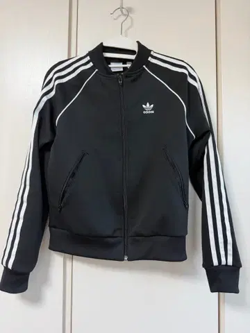 adidas 스트라이프 블랙 저지 S