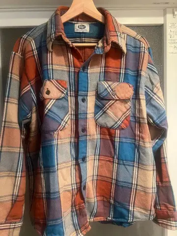 90's Mr. Legg's 헤비 플란넬 체크 무늬 셔츠 L