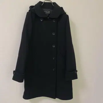 어반 리서치 도어스 숄카라 2WAY 롱 코트 블랙