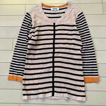 11.29 소니아 리키엘 티셔츠 보더 핑크 38