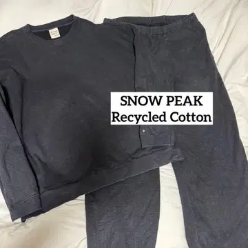 SNOW PEAK Apparel Recycled Cotton 셋업