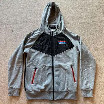 HRC Honda Racing 집업 후드티 그레이