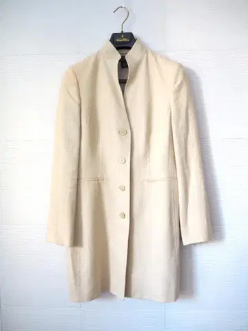 [새상품] 브룩스브라더스 린넨 자켓 코트 연한 노란색 베이지 사이즈 2