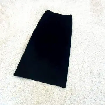 FUTIERLAND 니트 타이트 스커트 허리밴딩 XL 블랙