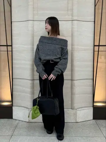 2025 완판 Mila owen 원턱 스트레이트 팬츠 블랙