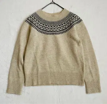 마가렛호웰 페어아일 울 니트 2 아이보리