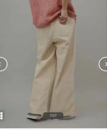 어반 리서치 사니 레이블 코듀로이 베이커 이지 팬츠 38